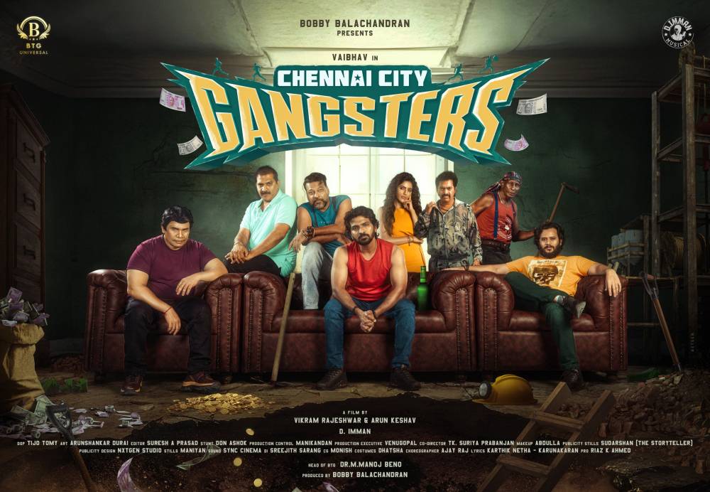 BTG Universal Unveils First Look Poster and Title of "Chennai City Gangsters," Introducing Stellar Cast and Crew